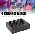 thumbnail image 4 of Mezclador De Sonido, Canal De Transferencia Sin Pérdidas Control Individual Mezclador Estéreo De 4 Canales Resistencia Al Desgaste Antiinterferencias Para Clubes, Barras,, 4 of 7