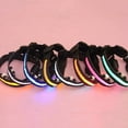 thumbnail image 3 of 35cm to 43cm.  Yirtree Light up Dog Collar, LED Dog Collar, Flashing Dog Collar, Adjustable Reflective Dog Collar Safety Glowing at Night, 3 of 5