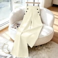 thumbnail image 4 of Yifymode Womens Striped Wide Leg Palazzo Pants High Waisted Elastic Casual Lounge Trousers with Pockets,Bronze XL, 4 of 5