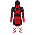 thumbnail image 4 of Mono de Cosplay de dragón Ninja de Halloween para mujer, disfraz de samurái femenino, vestido elegante para mujer, 4 of 5