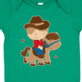 thumbnail image 4 of Inktastic Cowboy Boy on Pony Boys Baby Bodysuit, 4 of 5