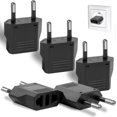 thumbnail image 1 of 6 Pack European Plug Adapter, US to Europe Plug Adapter, European Adapter Type C Plug Adapter, Travel Adapter Europe, European Outlet Wall Plug Adapte, 1 of 5