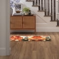 thumbnail image 5 of Mohawk Home Aurora Colorful Garden Multi Contemporary Floral Printed Runner, 1'8"x6', Orange & Green, 5 of 5