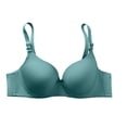 thumbnail image 3 of Sentmoon Woman's Bra Plus Size Sports Bra Lace Wireless Bra Breathable Soft Stretch Seamless Comfort Light Support Solid Color Relaxed Fit Everyday Bralette for Work Travel Lounge All Day Wear, 3 of 6