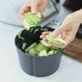 thumbnail image 5 of Multifunctional Vegetables grater Cutter suitable for thermomix TM6/TM5 Vegetable and Cheese Cutter suitable for Thermomix Accessory Cheese Grater suitable for termomix tm6(Coarse+Fine Cutter set), 5 of 9