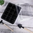 thumbnail image 6 of SKISUNO 10 Pack Growing Tray with Dome for Gardening Bonsai and Succulent Plants 12 Cells White, 6 of 8