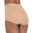 thumbnail image 2 of Bali Lacy Skimp Skamp Brief Panty Nude 6 Women's, 2 of 5