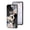 Black, variant on Case for Google Pixel 10a, Tempered Glass Back + TPU Frame, Floral Pattern Diamond Ring Stand Ultra Slim Lightweight Anti-Scratch Back Case Drop Protective Support Magnetic Car Mount - Purple