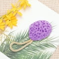 thumbnail image 6 of Unique Bargains 1 Pc Honeycombed Bath Shower Loofah Sponge Body Puffs for Bathroom Purple, 6 of 7