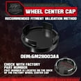 thumbnail image 5 of InTimesAuto 55MM 2.15 Inch Wheel Center Caps for Ford 6M211003AA Rim Wheel Center Hub Caps, Pack of 4 Gloss Black with American Flag, 5 of 7
