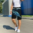 thumbnail image 5 of Daiia Ocean Turtle Mens Woven Stretch Pajama Short,Short Pajama Pants-Small, 5 of 9