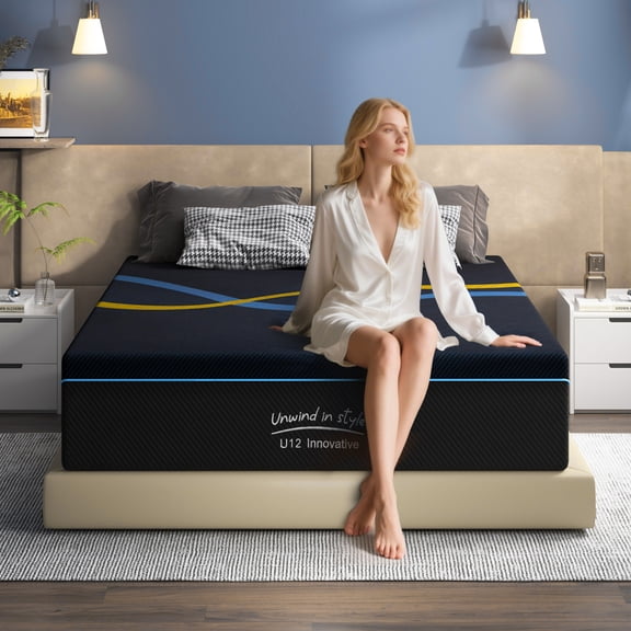 14" Full Gel Memory Foam Mattress, Medium Firm with Cooling Comfort, CertiPUR-US, Washable Cover