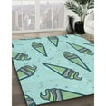 thumbnail image 2 of Ahgly Company Indoor Rectangle Patterned Light Aquamarine Green Area Rugs, 5' x 8', 2 of 6