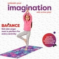 thumbnail image 2 of Antsy Pants Kids Yoga Mat - Yoga Mat for Kids, Yoga Mats for Home Workout, Travel Yoga Mat, Yoga Mat Non Slip, 60” x 24”, 3mm Free of Toxic Phthalates, Butterfly, 2 of 6