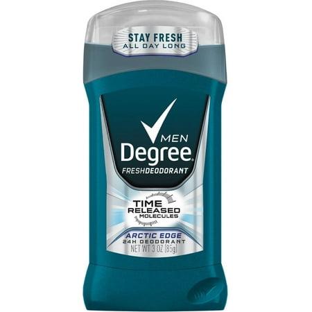 Degree for Men Deodorant Time Released, Arctic Edge 3 oz (Pack of