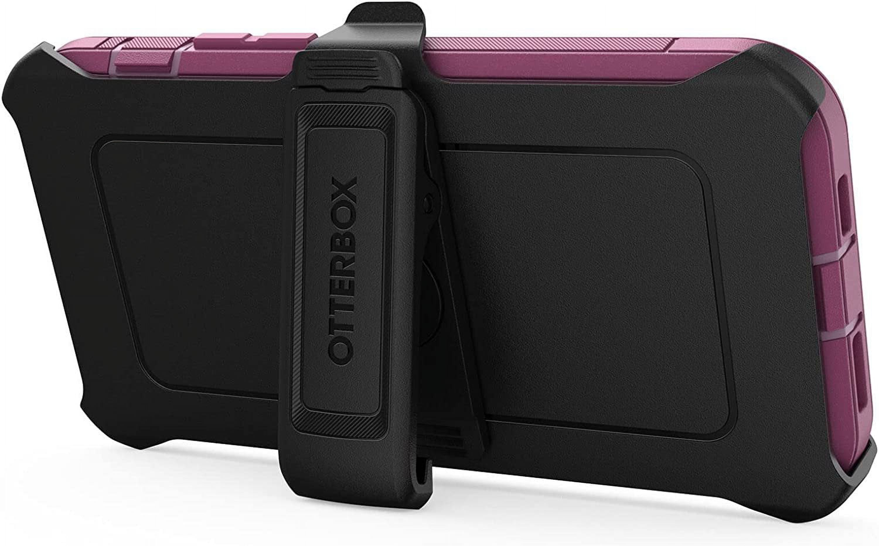 OtterBox Defender Series Screenless Edition Case for iPhone 14 Plus Only - Holster Clip Included - Microbial Defense Protection - Non-Retail Packaging - Morning Sky Pink