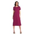 thumbnail image 4 of Time and Tru Women's T-Shirt Midi Dress, Sizes XS-XXXL, 4 of 7