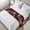 Red, variant on Bed Runner Scarf for Twin Size Bed, Aqua White Beds Scarf Throws for Foot of Bedding, Abstract Grey Chrysanthemum Flower Floral Decorative Beds Runners for Bedroom Guestroom, 71"x20"