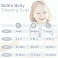 thumbnail image 6 of Bublo Baby Baby Wearable Blanket, Cotton Sleep Sacks for 6-12 Months, 2 Pack Girls Sleeping Bag Sack, Medium Size, 2-Way Zipper, 0.5 Tog Breathable Cotton, Pink, 6 of 8