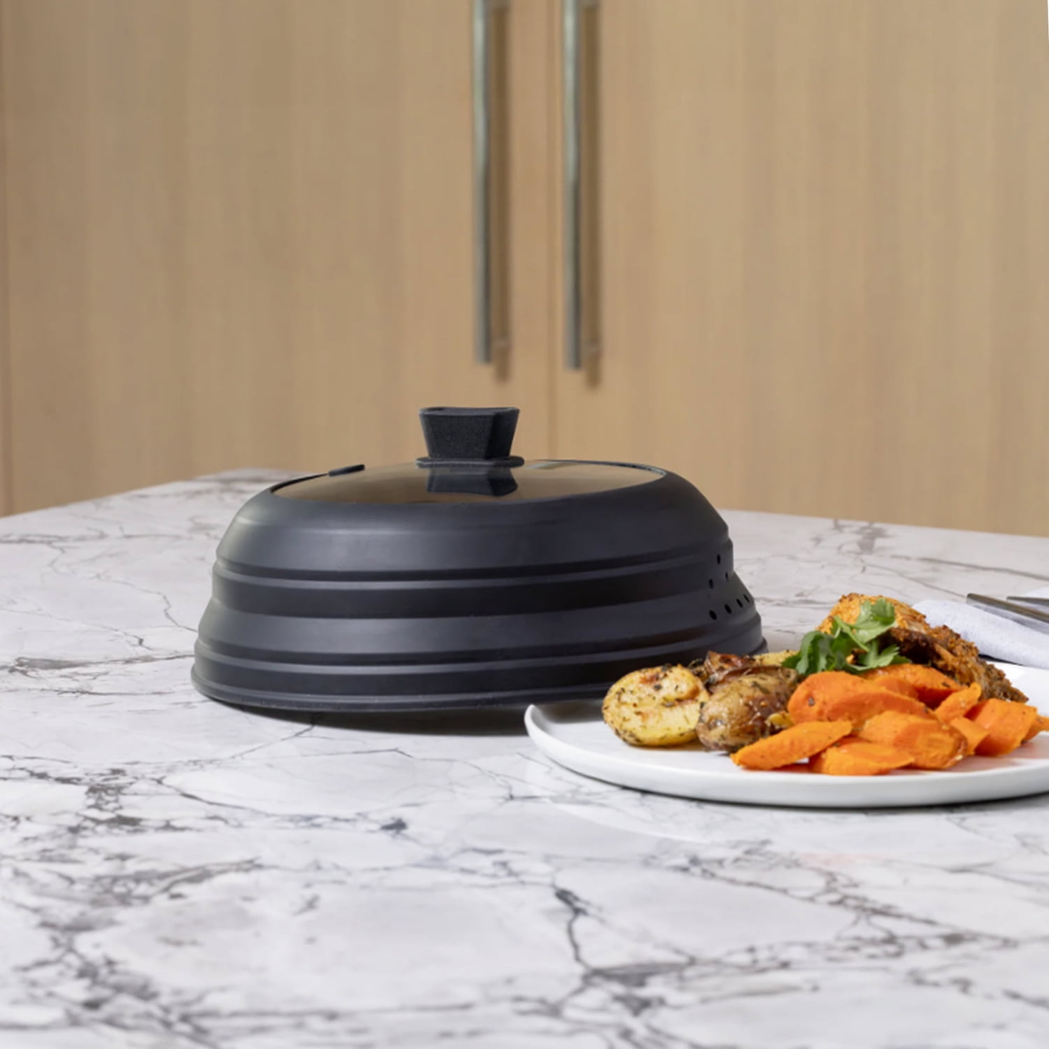 Better Houseware Collapsible Microwave Food Cover