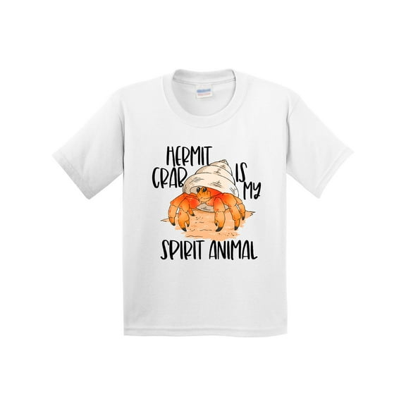Inktastic Summer Hermit Crab is My Spirit Animal Youth T-Shirt
