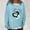 Sky Blue, variant on Tawop Sweatshirts Pullovers Women Tops Womens Sweatshirts Crew Neck Long Sleeve Graphic Solid Heart Thin Pink M