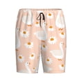thumbnail image 4 of Wukai Geese and Flower Men’s Short Pajama Pants With Pockets Soft Sleep Pj Shorts for Men-, 4 of 6