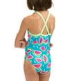 thumbnail image 2 of Dolfin Uglies Girls Print 1-Piece Swimsuit in Sweet Slice, Size 10, 2 of 2