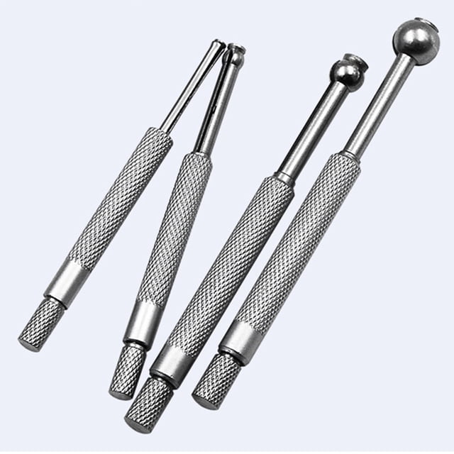 OULII 4pcs Telescoping Hole Gauge Set Precision Measurement Tool for Deep and Hardened Surfaces with Fitted Case