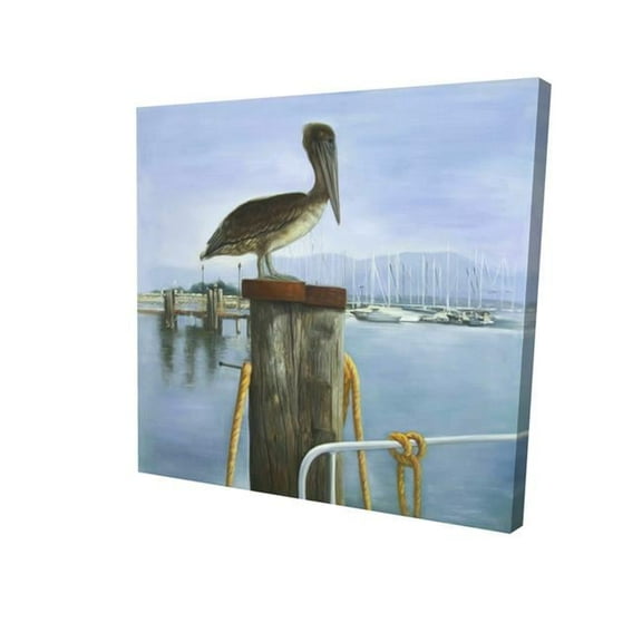 Begin Home Decor 2080-1212-CO161 12 x 12 in. Pelican-Print on Canvas