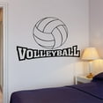 thumbnail image 5 of sdhkgrrt under $5 Volleyball Wall Decal, Volleyball Wall Sticker, Sports Theme Vinyl Decal, Removable Decor for Room, for Bedroom Game Room, Easy Peel and Stick Application, 5 of 6
