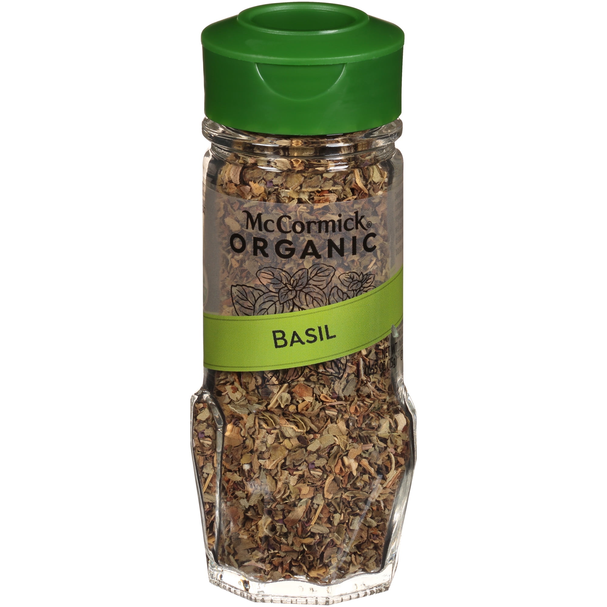 McCormick Gourmet Organic Basil, 0.55 oz