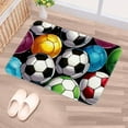 thumbnail image 5 of Football Polyester Indoor Mat Office Floor Mat Non-Slip Machine Washable, 5 of 6