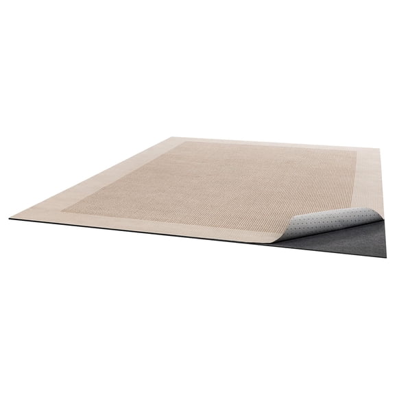 Rug Pad 10x14 ft Non-slip Carpet Mat with Felt Cushion & Rubber Gripper, Protects Hardwood Floors, Keeps Rugs in Place