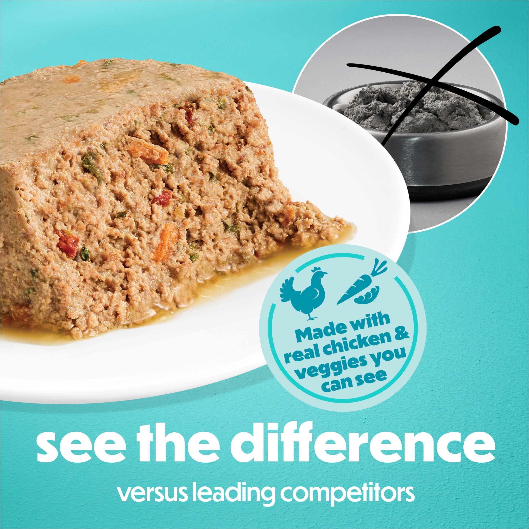 Purina Beneful Small Breed Wet Dog Food, IncrediBites Loaf With Real Chicken Recipe, 3 oz.