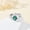 style5, variant on MultiColor Gemstone Rings for Women 925 Sterling Silver Simulated Emerald Statement Rings for Ladies