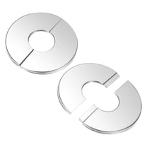 2-Pack Wall Split Flange, for 0.9 Inch/22mm OD Pipe 304 Stainless Steel Escutcheon Plate