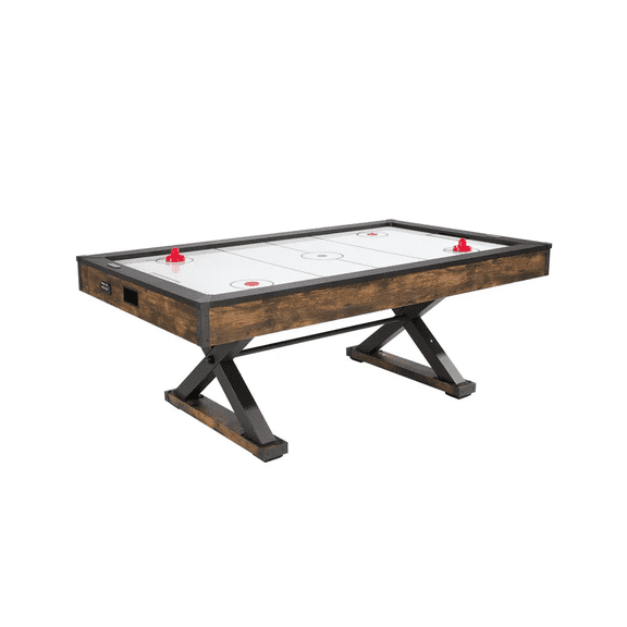 Air Hockey Table, Indoor Powered Hockey Game Table for Adults and Kids w/2 Pucks, 2 Pushers, Digital LED Scoreboard, Powerful 12V Motor