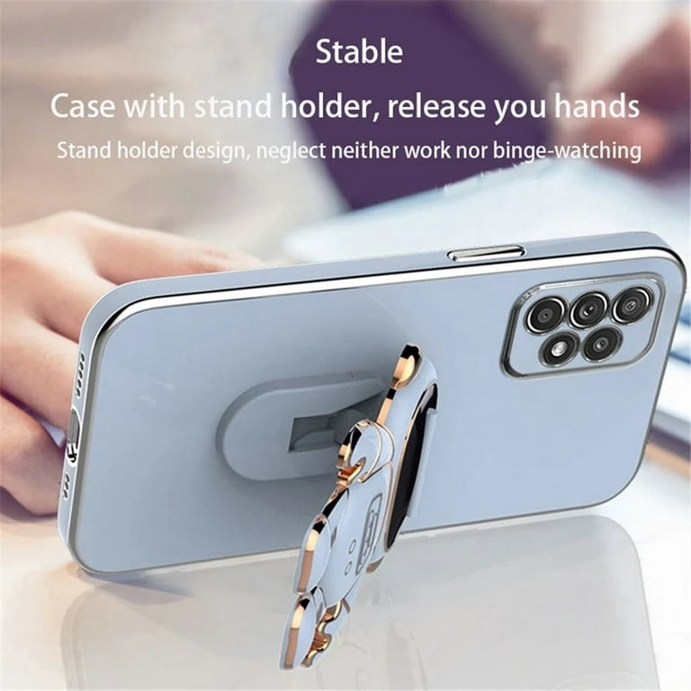 Luxury Heart Holder Case For Samsung Galaxy S23 S22 Ultra S21 FE A54 A52  Cover