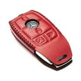thumbnail image 3 of Vitodeco Leather Smart Key Fob Case Compatible for Mercedes-Benz A, C, E, S, CLA, CLS, GLA, GLB, GLC, GLE, GLS, G Glass 2017 - 2022 (4-Button, Red), 3 of 5