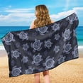 thumbnail image 6 of XYZCANDO Sea Turtles Pattern Car Seat Towel Cover Washable for Gym Outdoor Sports Swimming, Sweatproof Foldable Car Seat Protector Towel Anti-Slip, 6 of 11
