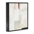 thumbnail image 4 of Stupell Industries Neutral Abstract Simplicity Abstract Painting Black Framed Art Print Wall Art, 17 x 17, 4 of 10