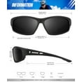 thumbnail image 3 of KALIYADI Polarized Sunglasses-Men Sports Sun-Glasses: Mens Sunglasses UV400 Protection for Running Fishing Golf, 3 of 7