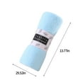 thumbnail image 3 of Pompotops 1 Pack Hand Towels - Quick Drying - Microfiber Coral Velvet Highly Absorbent Towels - Multipurpose Hotel Bathroom Hand Towel 13 X 29 Inches, Blue, 3 of 8