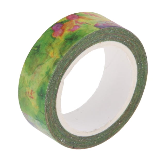 Juego de cintas Washi de 10 m, cinta adhesiva decorativa para álbum de recortes, pegatina adhesiva de papel - 8 8 kusrkot Cinta Washi decorativa