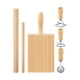 thumbnail image 1 of Kit de herramientas para hacer pasta con mango de madera para hacer ñoquis y repostería casera. 6 piezas, 1 of 9