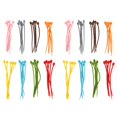 thumbnail image 1 of 80 Pcs Attaches en Silicone Colorées, Clip de Sac, Sangles de Câble, Attache à Pain, Attache en Caoutchouc Réutilisable, Attaches en Silicone Polyvalentes, 1 of 5