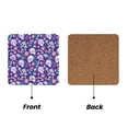 thumbnail image 2 of Xecao mushroom rainbow Skull cartoon for MDF Cork Coaster 4 Pcs,Drink Coasters,Suit for House Warming Gifts New Home ,Coffee Table Decor-Square, 2 of 7