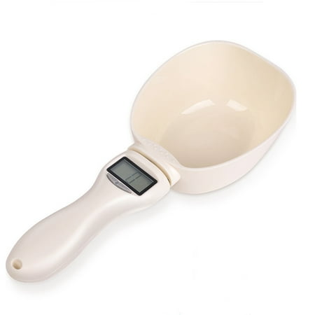

Pet Electronic Measuring Tool Dog Feeding Bowl Measuring Spoon Kitchen Scale Digital Display Weighing Spoon