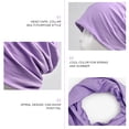 thumbnail image 4 of Violet Cotton Chemo Hat for Protection Comfortable to Wear Suitable for All Hair Types 6.5 Inches, 4 of 8
